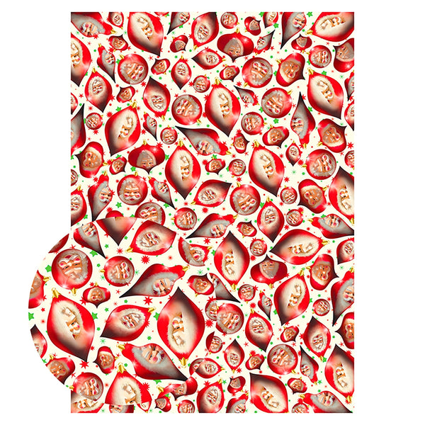 Creepy Santa Wrapping Paper Set