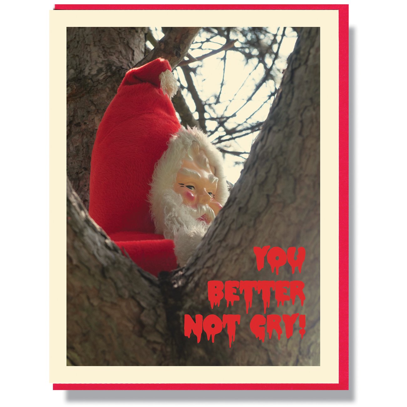 Creepy Santa You Better Not Cry