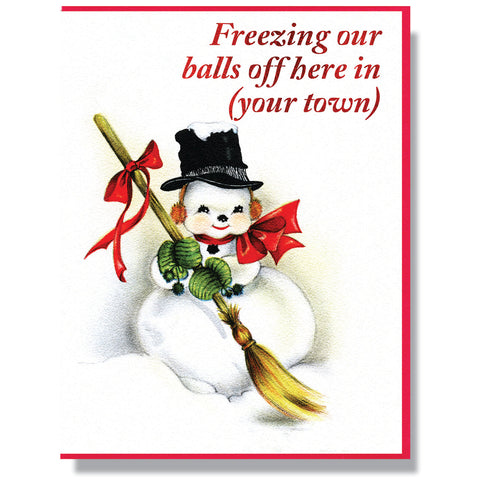 Custom Freezing Our Balls Off her in *Your town*