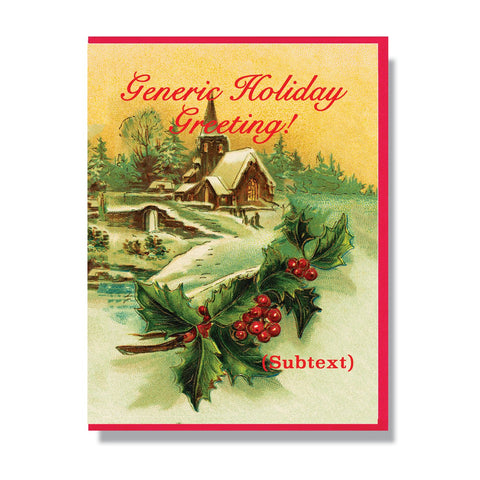 Generic Holiday Greeting