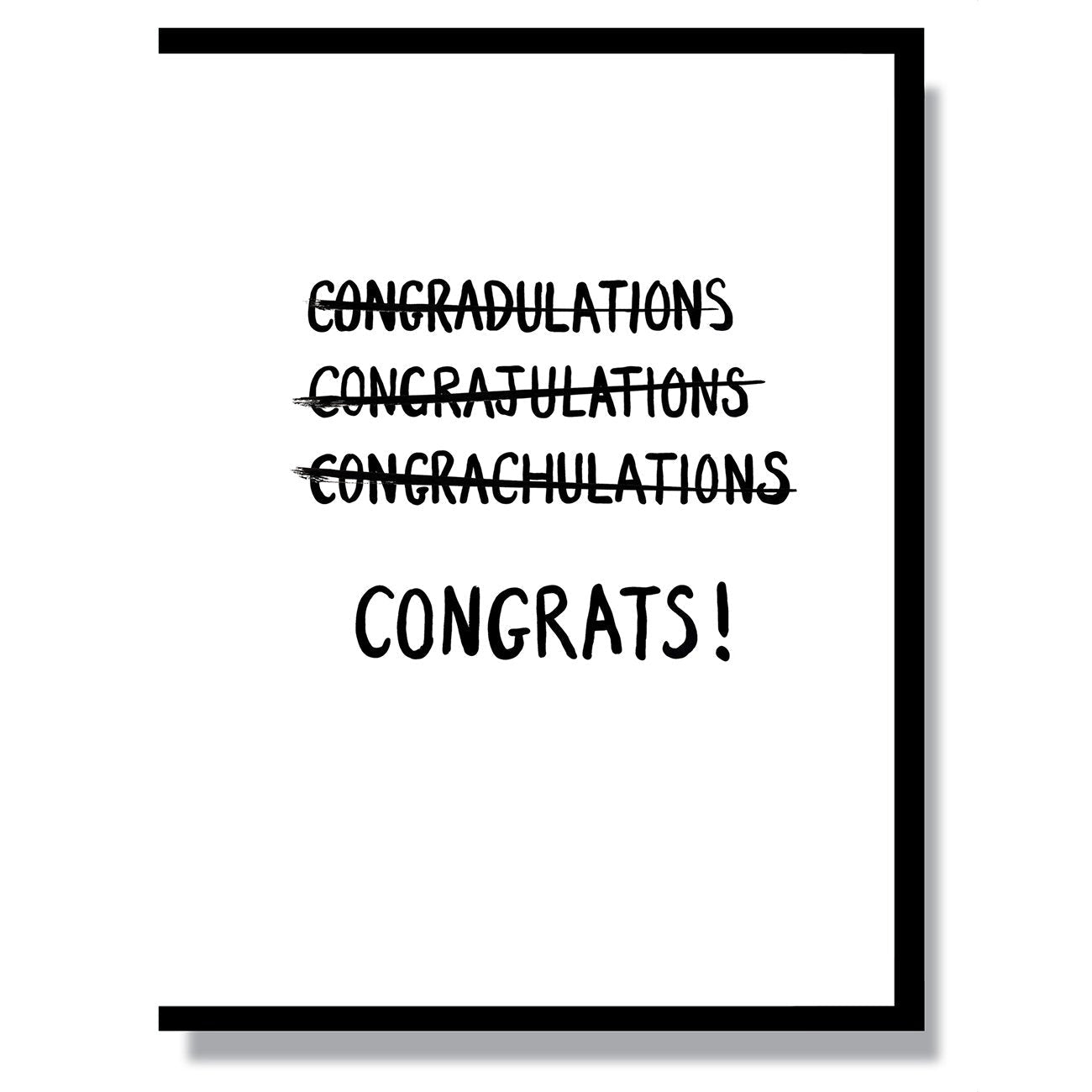 Can't Spell Congrats