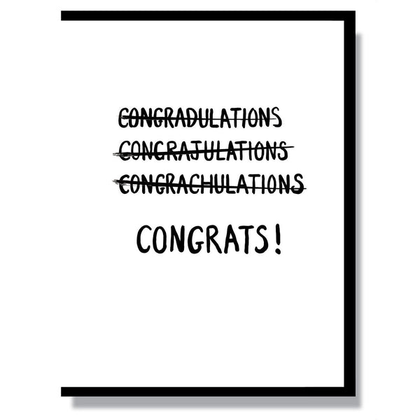 Can't Spell Congrats
