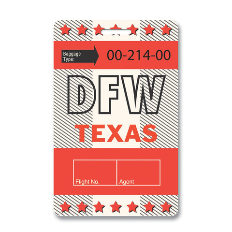 Texas Luggage Tag