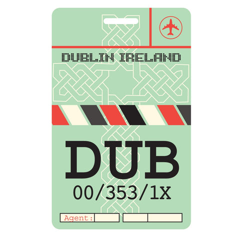 Ireland Luggage Tag