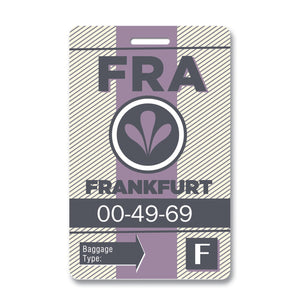 Frankfurt Luggage Tag