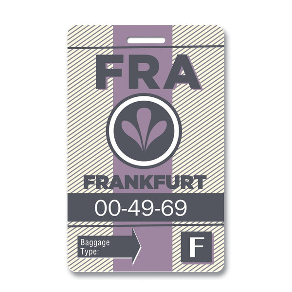 Frankfurt Luggage Tag