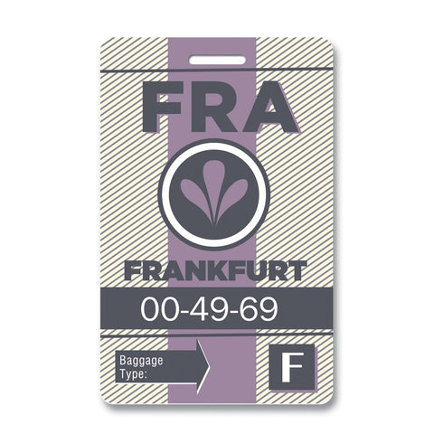 Frankfurt Luggage Tag