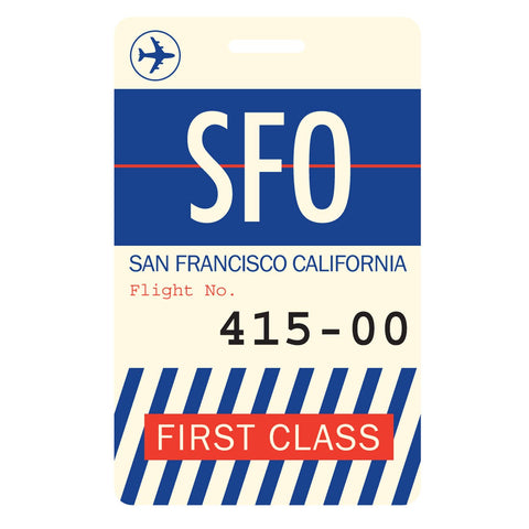 San Francisco Luggage Tag