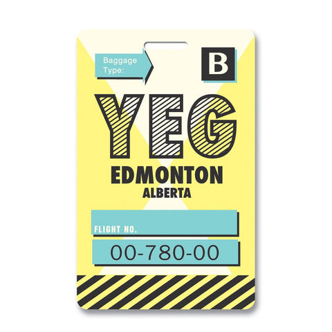 Edmonton Luggage Tag