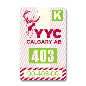 Calgary Luggage Tag
