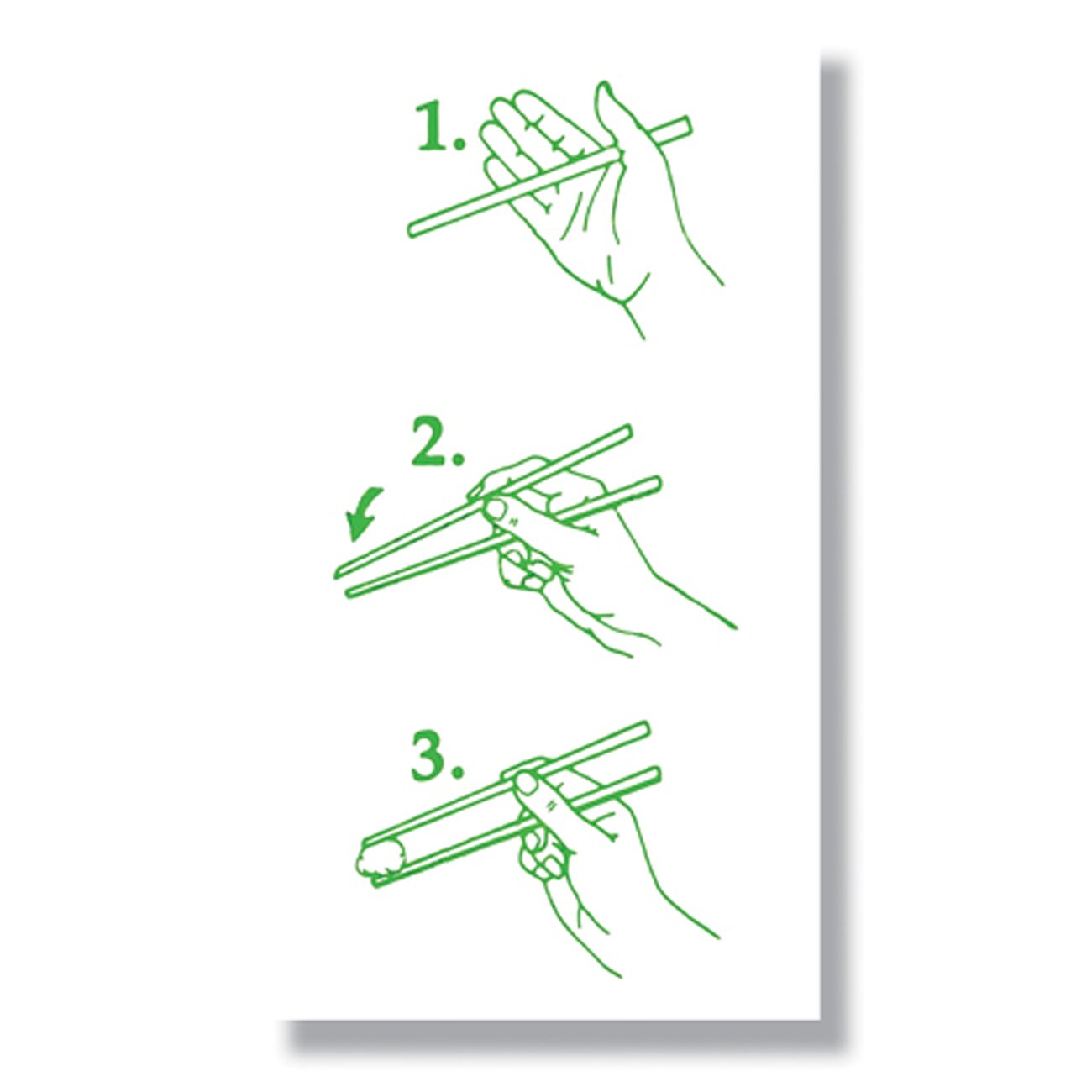 Chopsticks Mini Enclosure Card