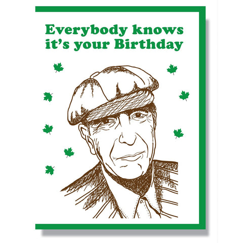 RIP Leonard Cohen