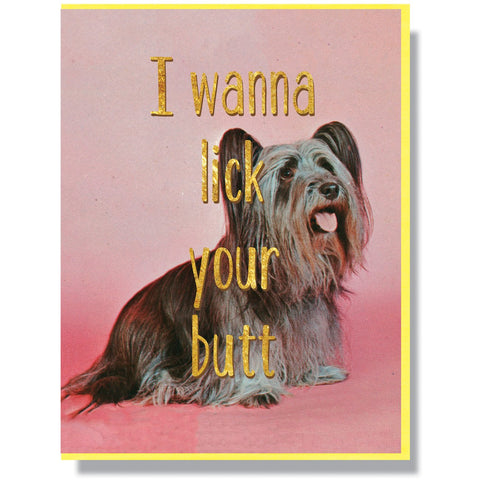 I Wanna Lick Your Butt