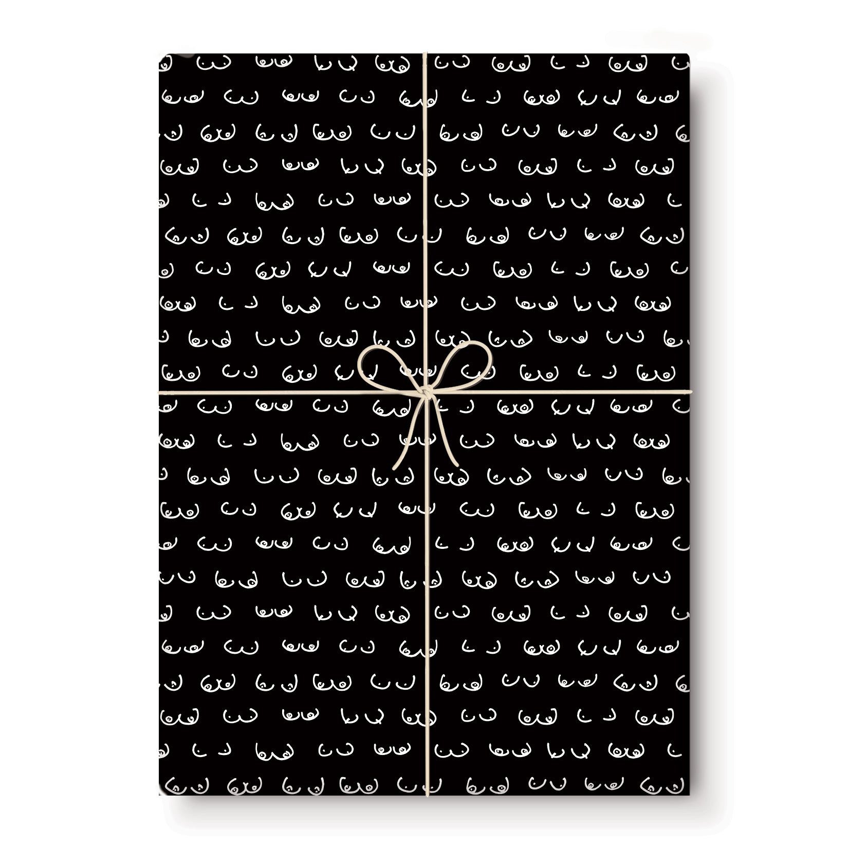 Tiny Boobs Wrapping Paper