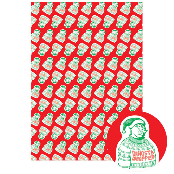 Gangsta Wrapper Biggie Wrapping Paper