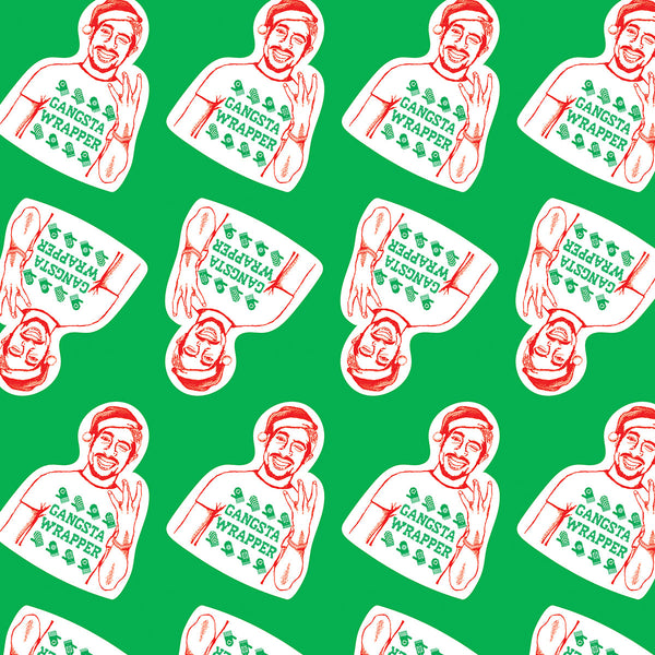 Gangsta Wrapper Tupac Wrapping Paper
