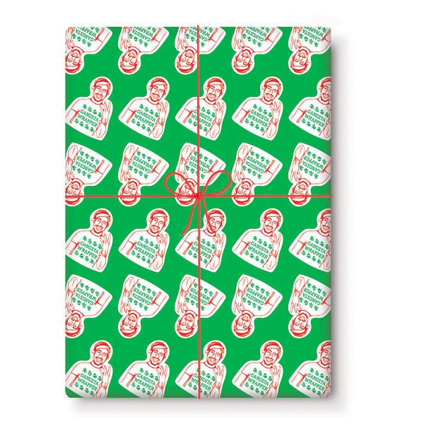 Gangsta Wrapper Tupac Wrapping Paper