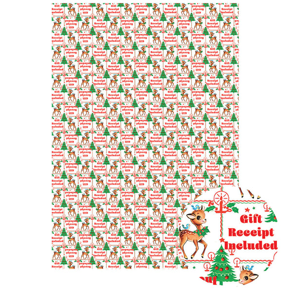 Gift Receipt Included Wrapping Paper