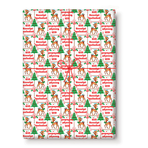 Gift Receipt Included Wrapping Paper
