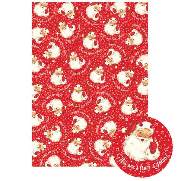 This one's from Satan! Wrapping Paper