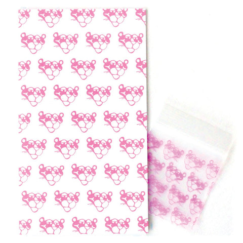 Pink Panther Mini Enclosure Card with Matching Dime Bag
