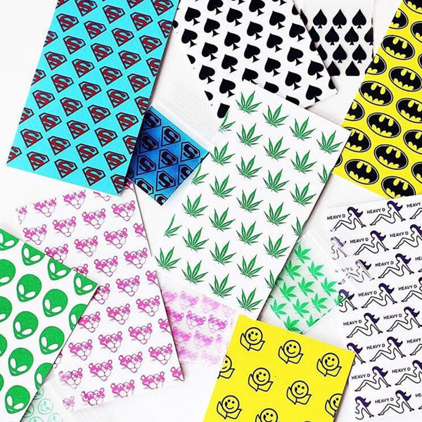 Smiley Face Mini Enclosure Card with Matching Dime Bag
