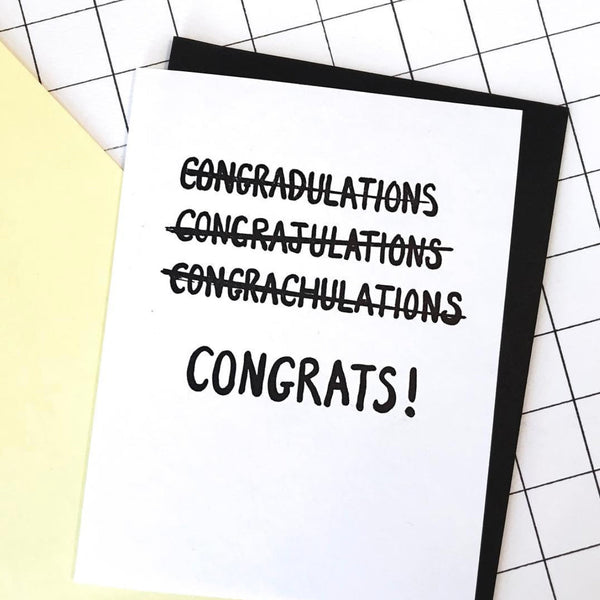 Can't Spell Congrats