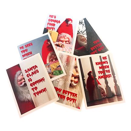 Creepy Santa He Knows When You're Awake